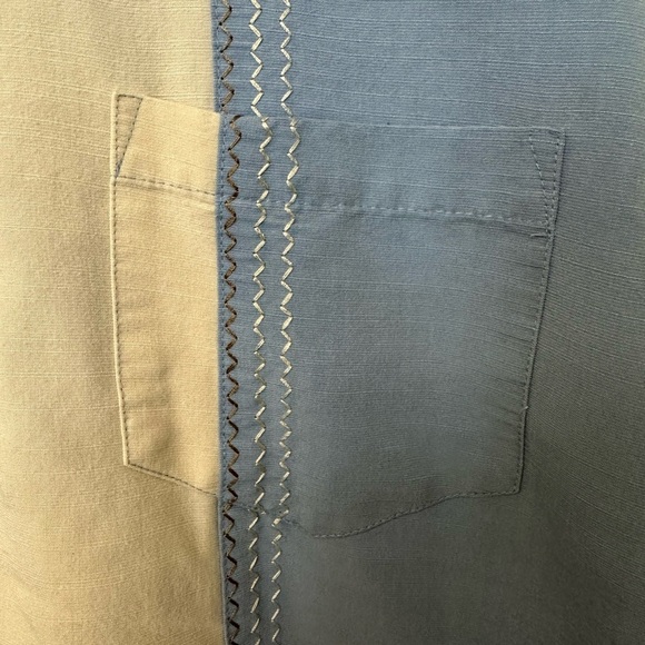 Vintage 80’s Cubavera Cuban Style Vacation Shirt Side Slits size med - Picture 3 of 5